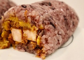 今日份早餐，超級簡單咸蛋黃肉松粢飯團(tuán)
